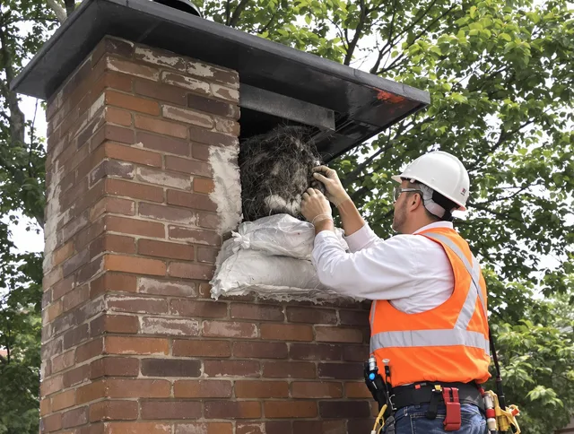 Humane removal of debris and animals by Clinton Chimney Sweep in Clinton, MA
