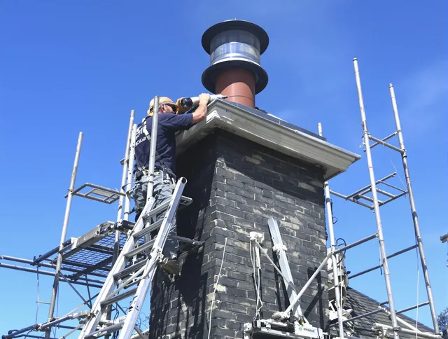 Sturdy chimney crown finished by Clinton Chimney Sweep in Clinton, MA