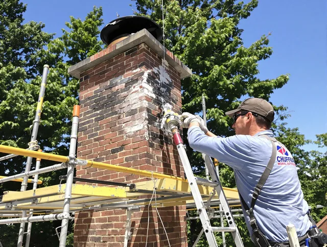 Structural chimney repair by Clinton Chimney Sweep in Clinton, MA