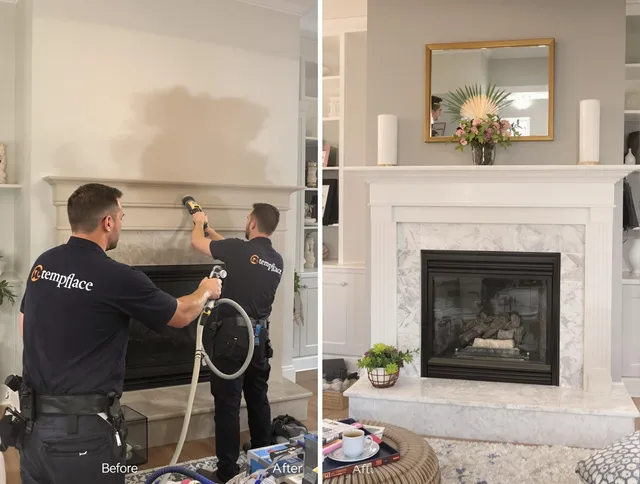 Professional soot removal by Clinton Chimney Sweep team in Clinton, MA